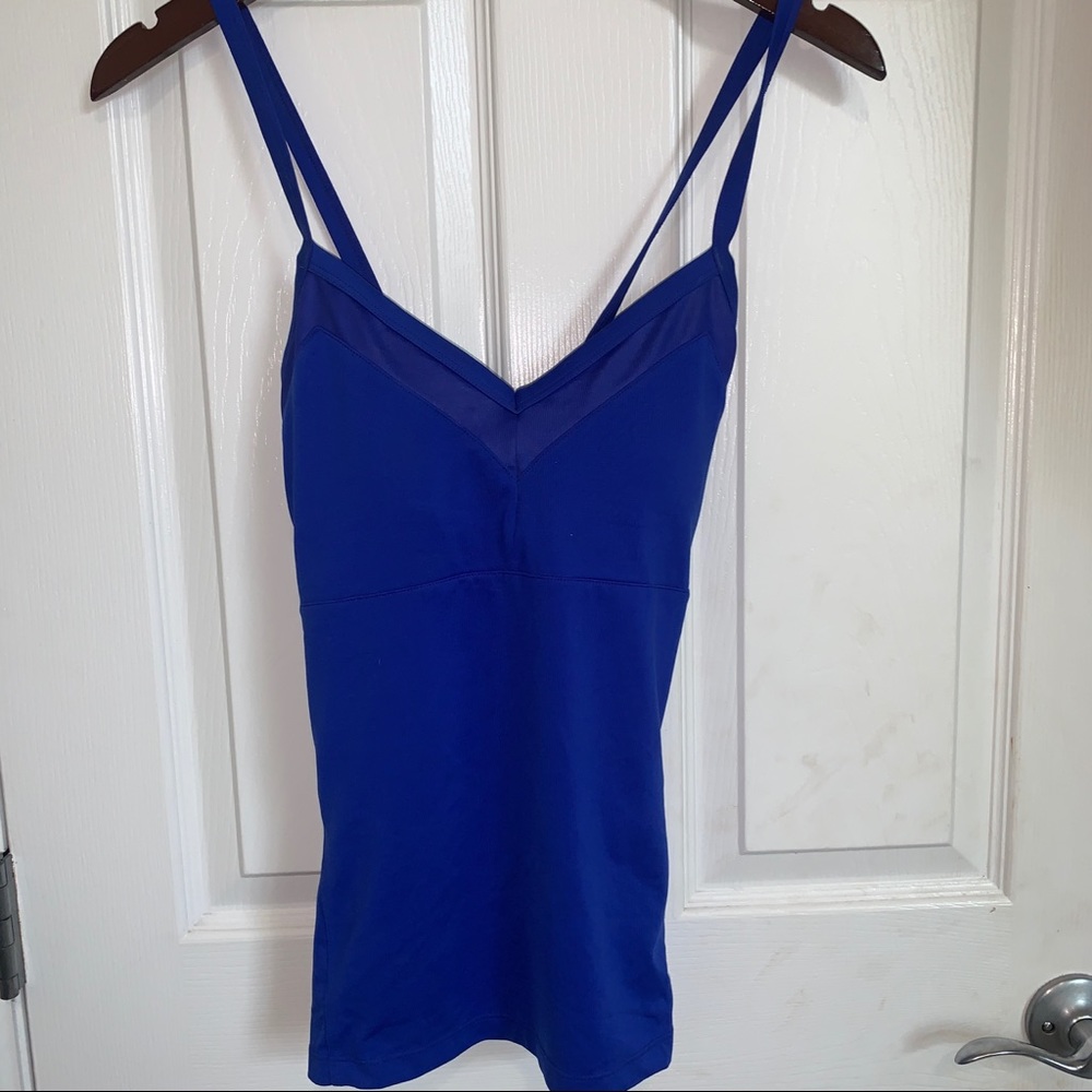 ALO Yoga Blue Athletic Tank